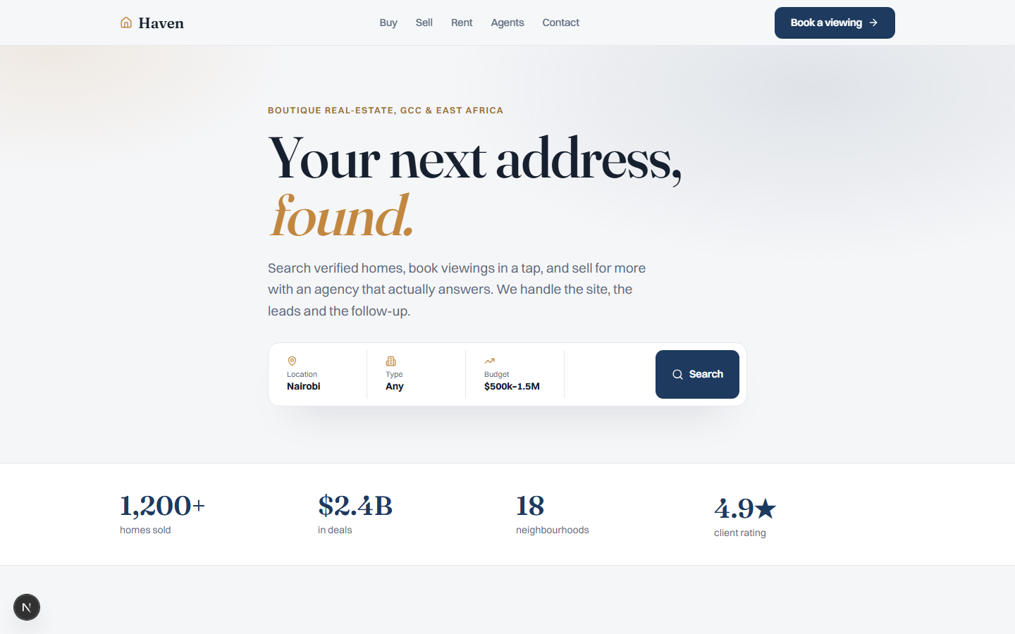 Haven — Real Estate